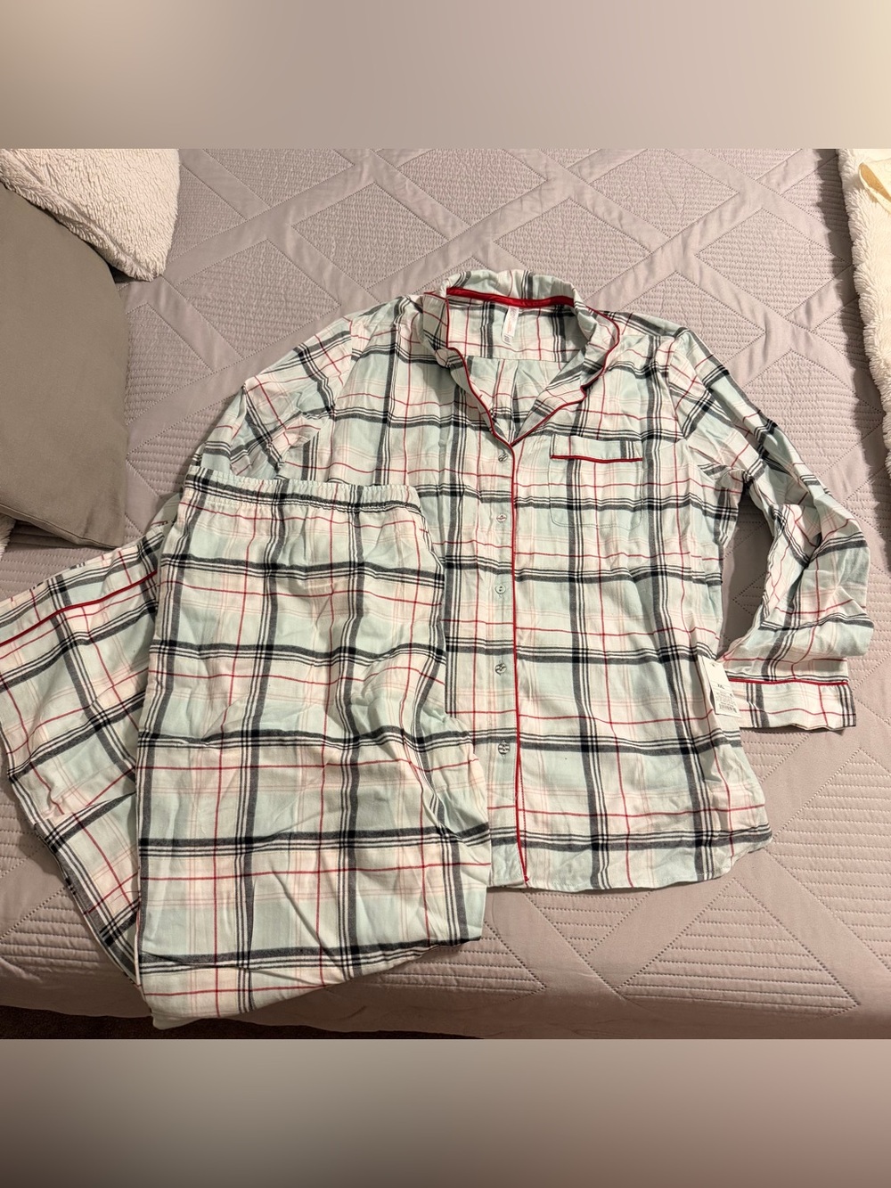 Vintage NWT Gillian & O’Malley Women’s Plaid Sleepwear Set XXL
